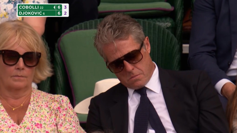 Wimbledon Nap Era: Hugh Grant Goes Viral for Looking Sleepy