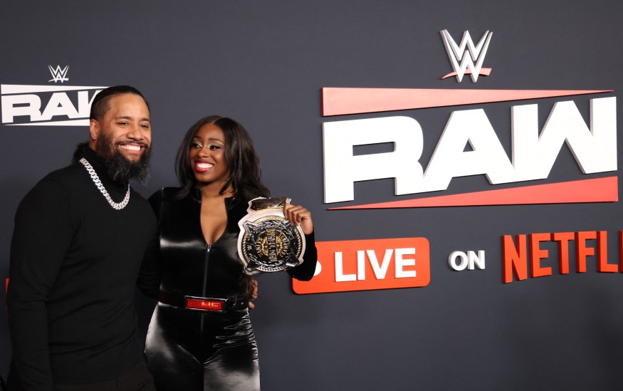 Naomi and Jimmy Uso