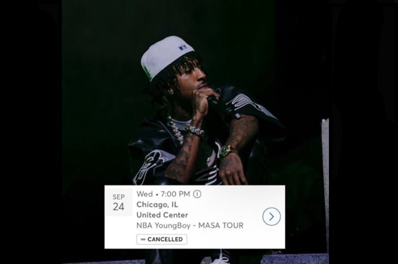 United Center Cancels NBA YoungBoy Concert, Manager Slams Decision