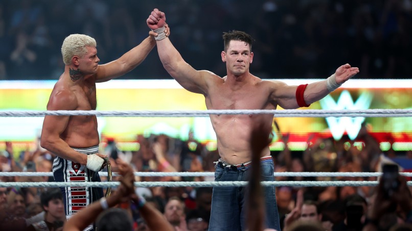 Cody Rhodes and John Cena