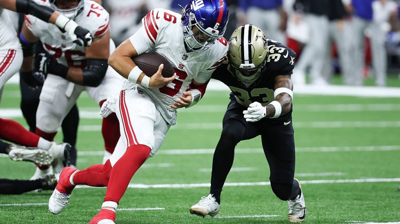 Jaxson Dart Takes Accountability For Giants' Loss vs. Saints: 'This