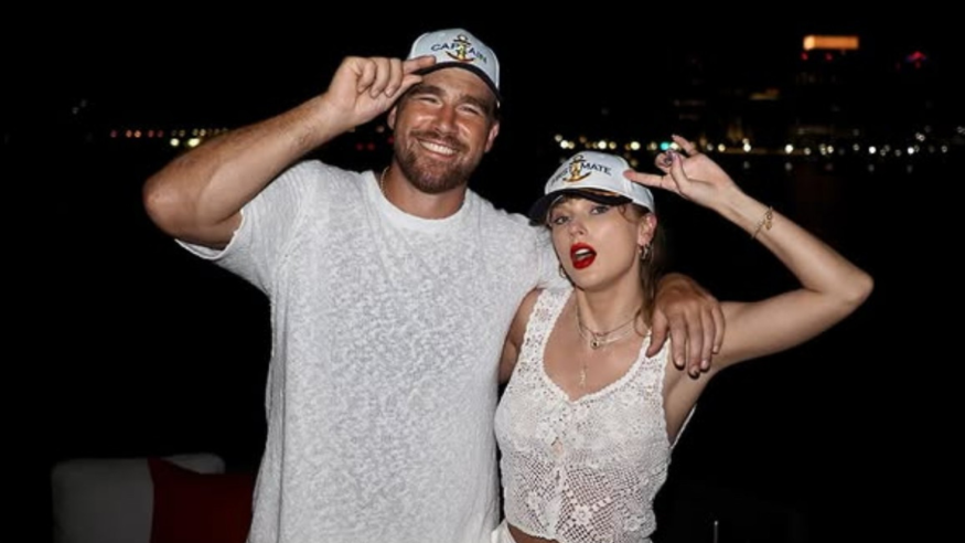Taylor Swift and Travis Kelce