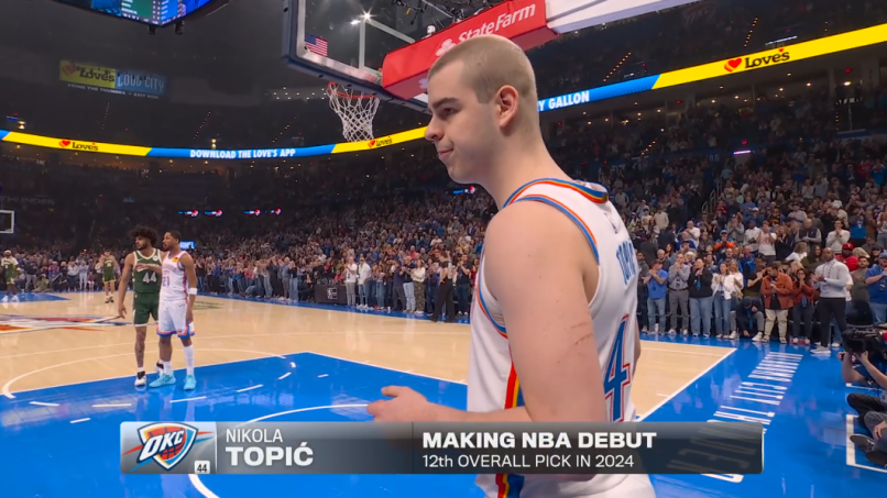 NBA Fans Celebrate Nikola Topic’s Emotional OKC Debut After Overcoming
