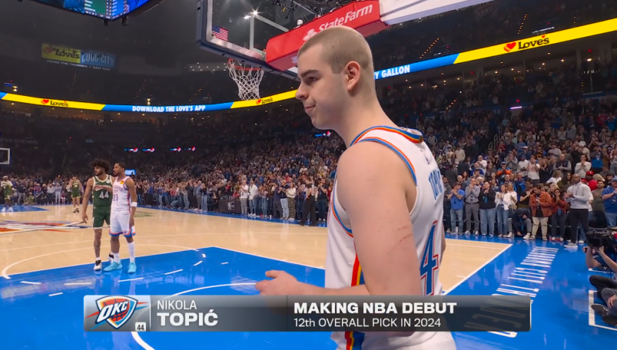 NBA Fans Celebrate Nikola Topic’s Emotional OKC Debut After Overcoming