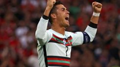 Cristiano Ronaldo now has a record 11 European Championship goals after his brace in Portugal's 3-0 win over Hungary