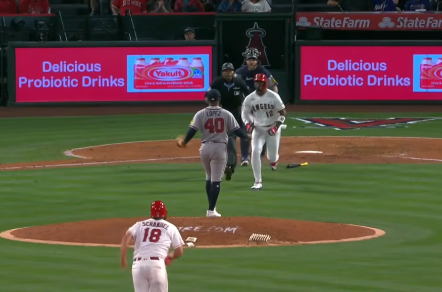 Braves vs Angels Brawl Erupts After Reynaldo López Hits Jorge