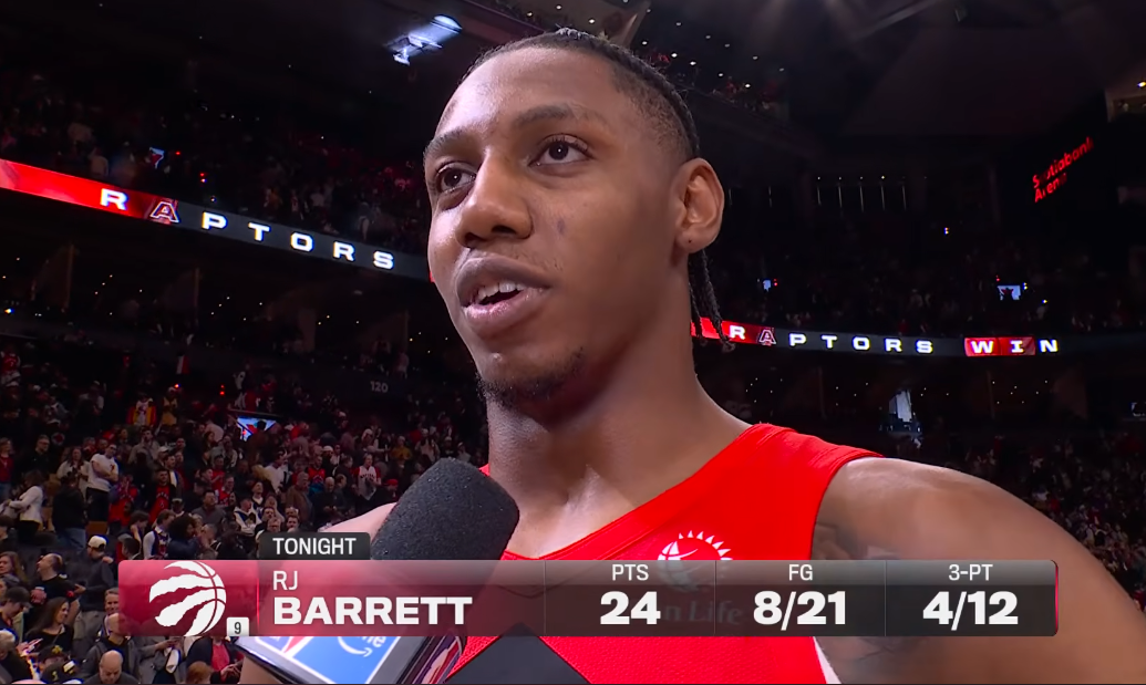 Barrett’s Late-Game Dagger Lifts Raptors Previous Cavaliers, Extends Collection to Game 7