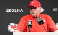 Chiefs Coach Andy Reid Reacts to Questions About Taylor Swift