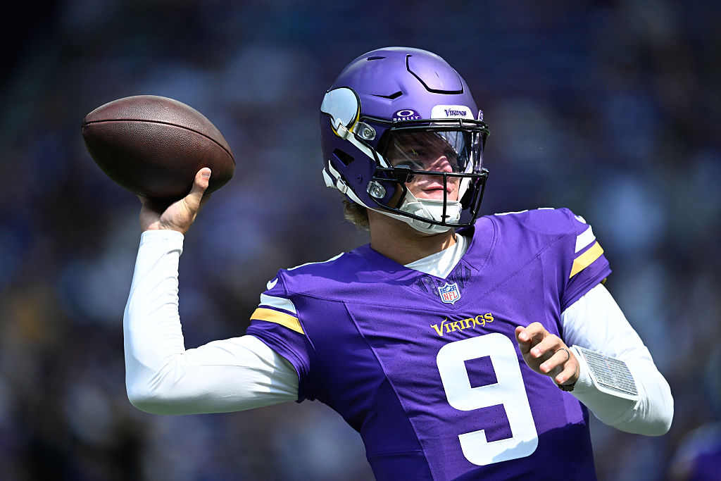 J.J. McCarthy Falls to Third on Vikings Depth Chart Behind Carson Wentz