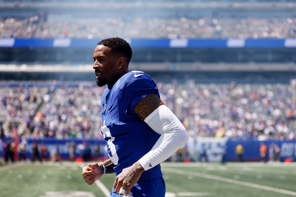 Odell Beckham Jr. Brings Again Signature Blonde Hair Earlier than Giants Opener