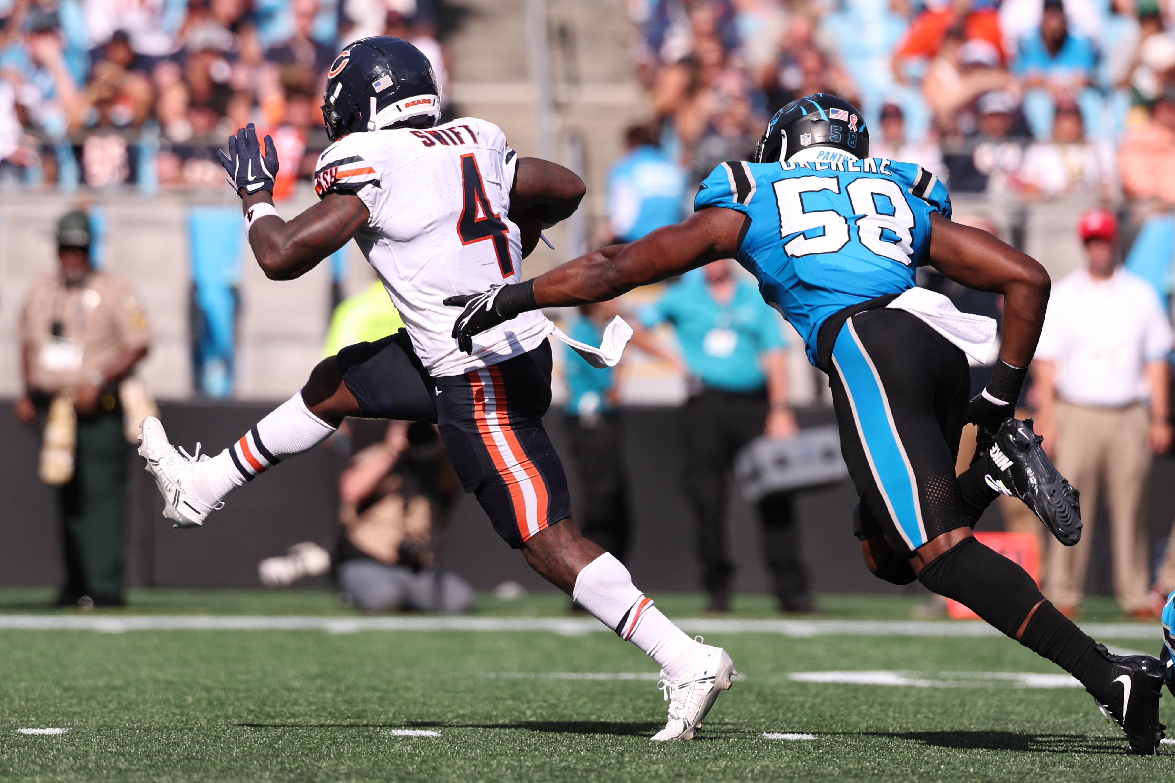 Chicago Bears Set NFL Report With 59-Level Explosion, Rout Panthers 59-37 in Season Opener