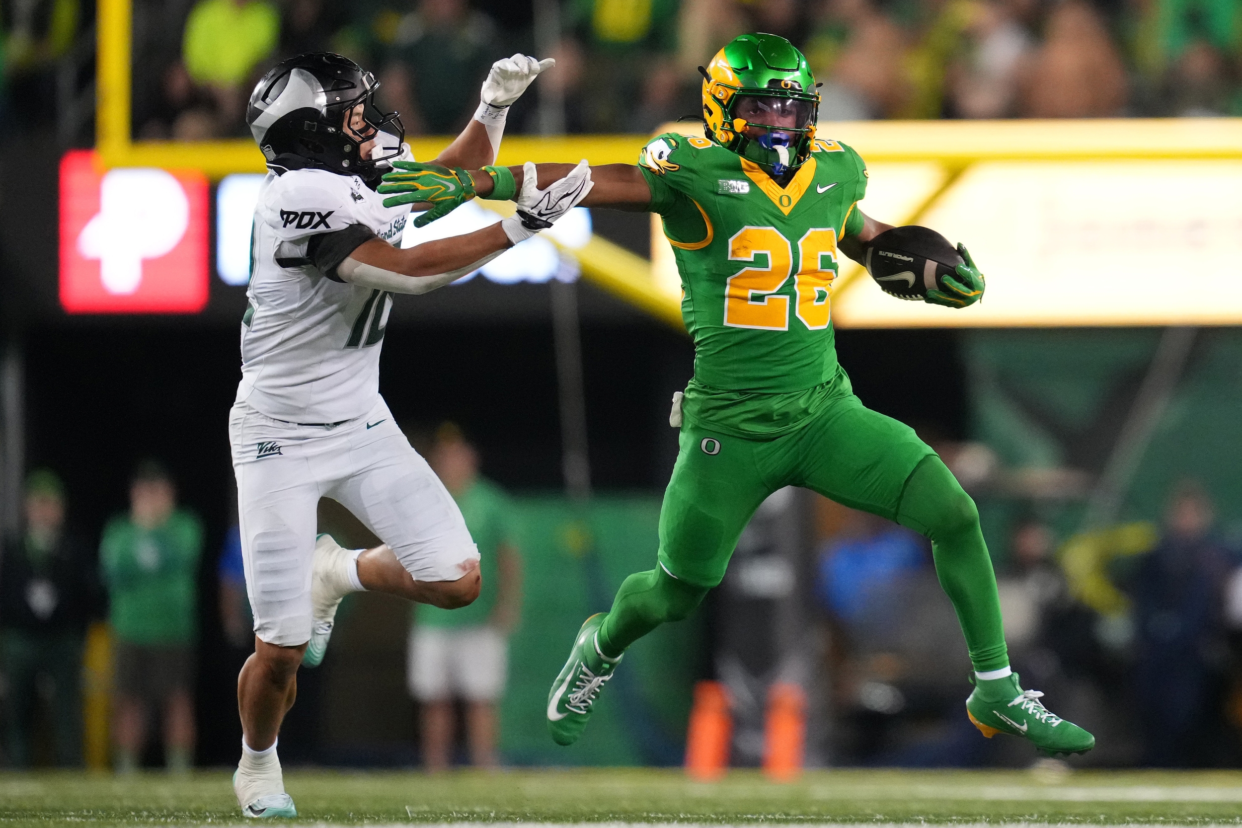 Oregon Units Trendy-Period Program Information in 84-0 Rout of Portland State
