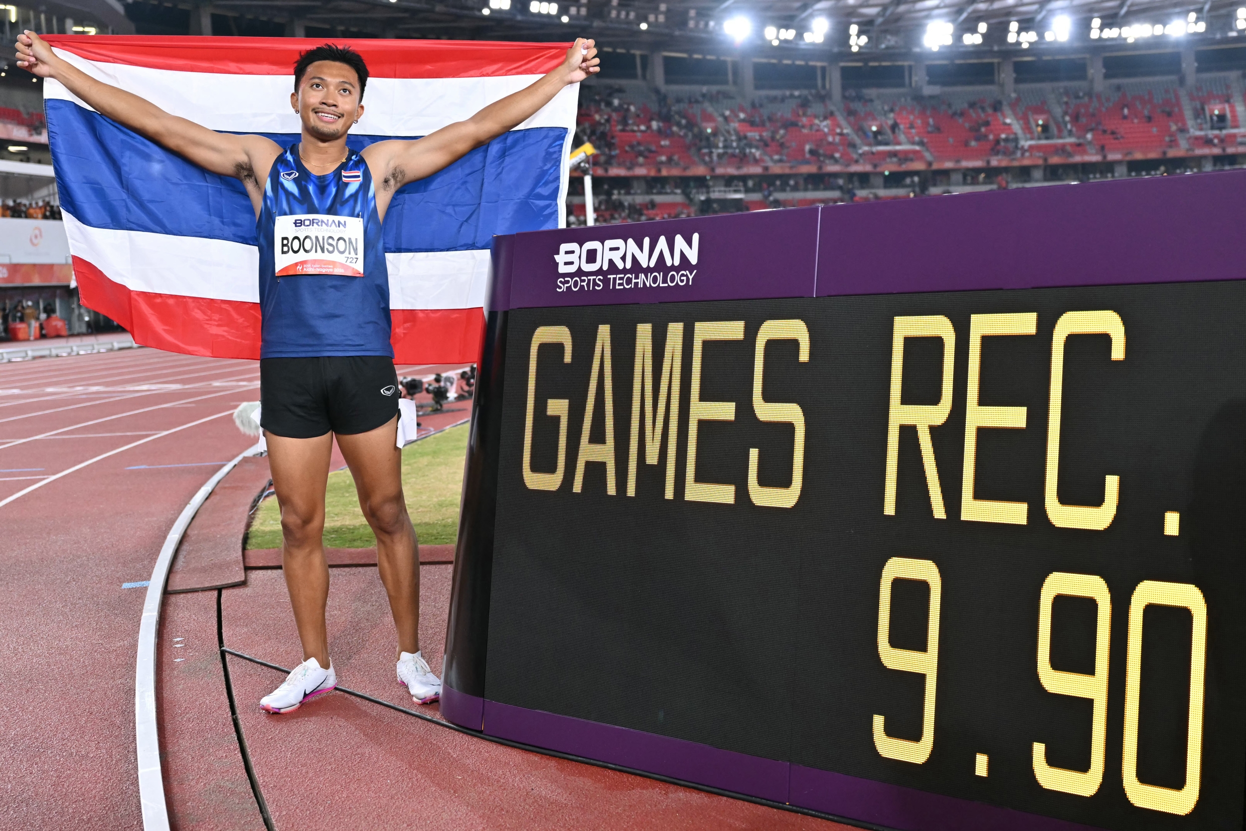 Thailand’s Boonson and China’s Chen Set Dash Data at 2026 Asian Games
