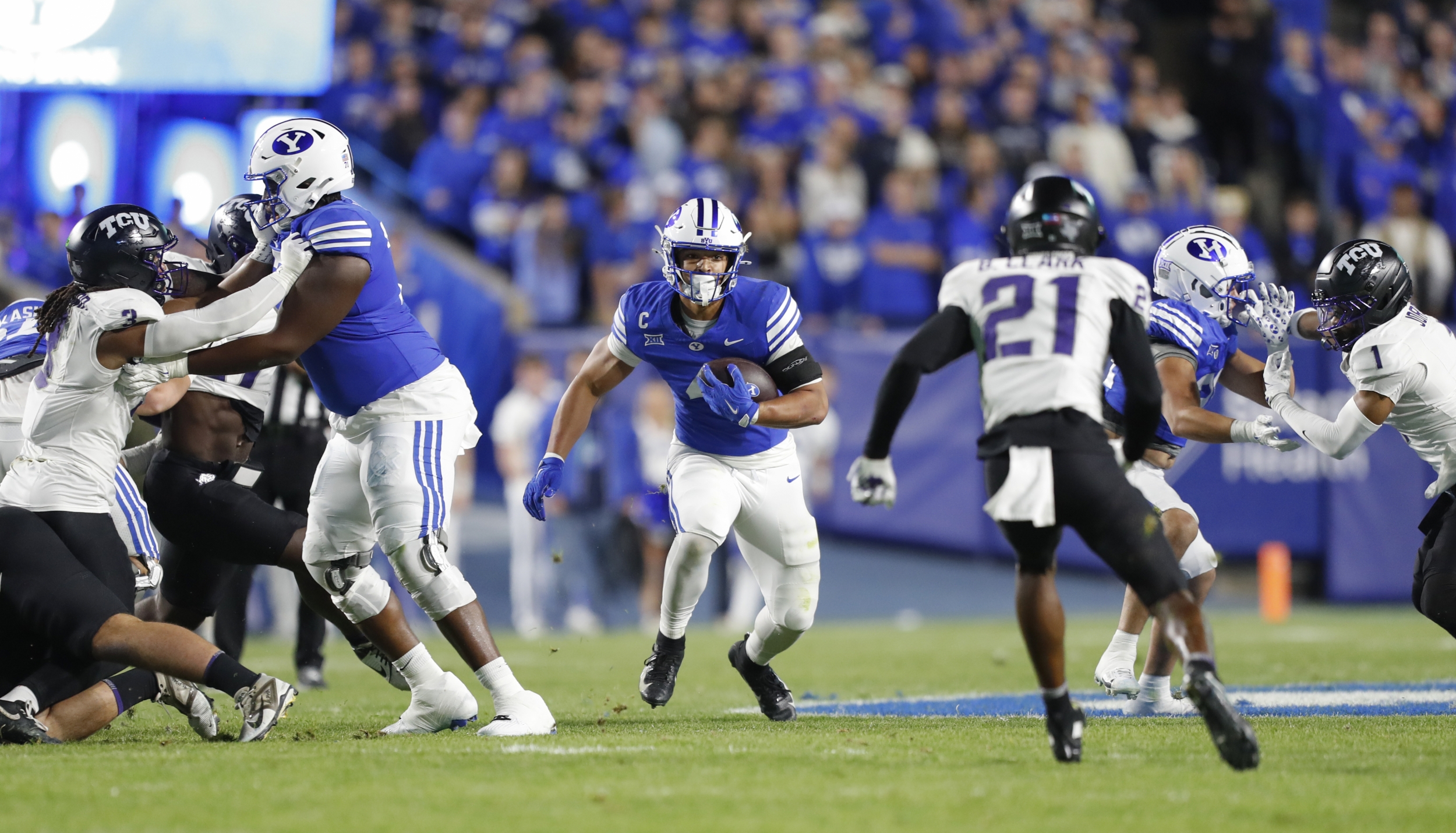 BYU at TCU, Texas Tech at Colorado and UCF at Houston