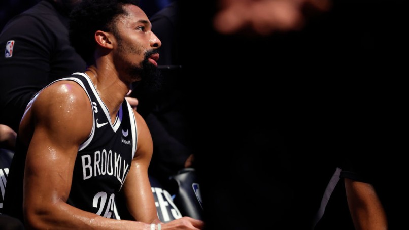 Spencer Dinwiddie - Philadelphia 76ers v Brooklyn Nets - Game Four