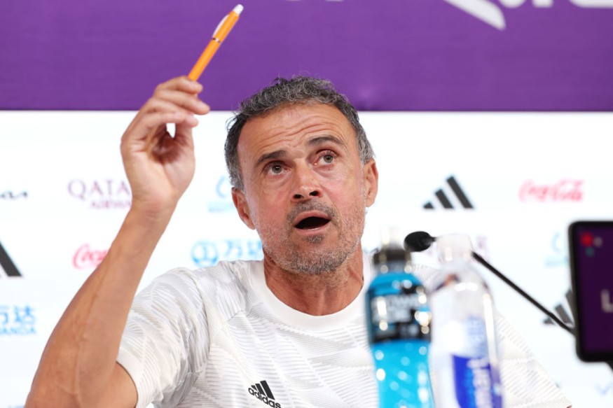 Luis Enrique - Spain Press Conference - FIFA World Cup Qatar 2022