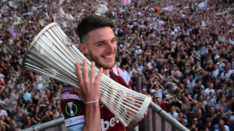Declan Rice - FBL-EUR-C4-WEST HAM-PARADE