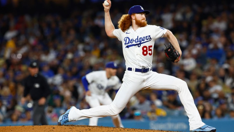 Dustin May - San Diego Padres v Los Angeles Dodgers