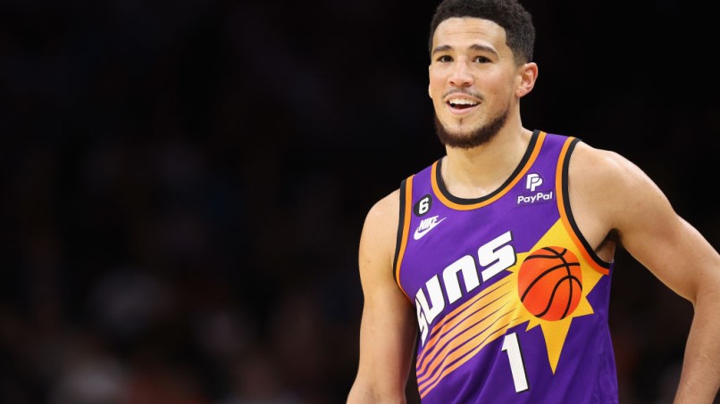 Devin Booker - Philadelphia 76ers v Phoenix Suns