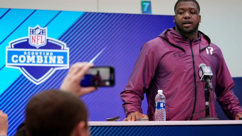 Jamarco Jones - NFL Combine - Day 1