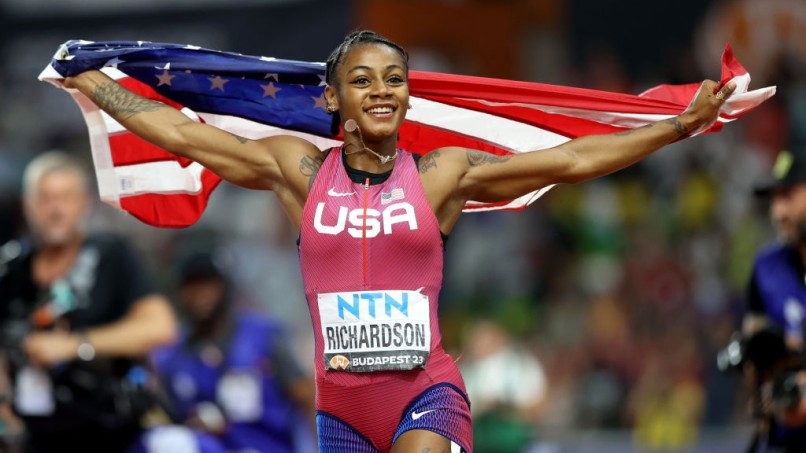 Sha'Carri Richardson of Team United States
