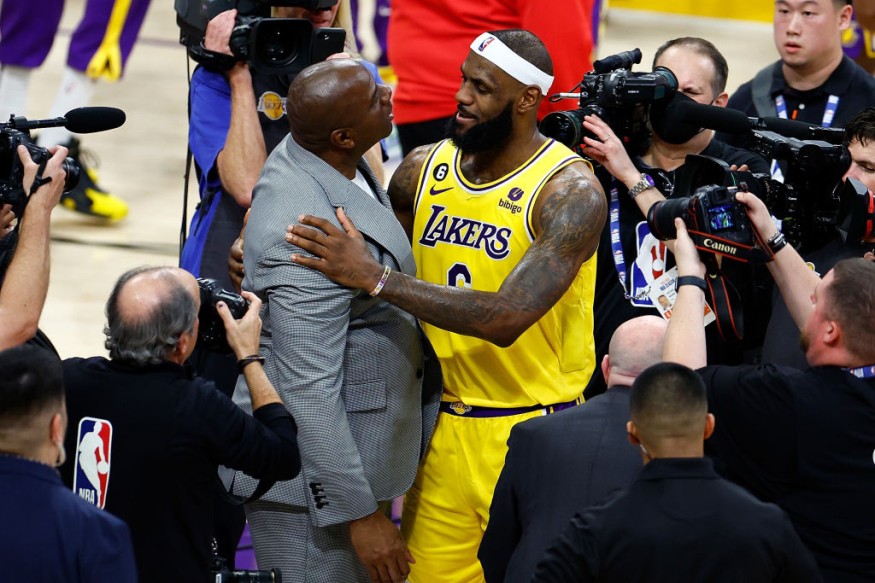 Magic Johnson and LeBron James