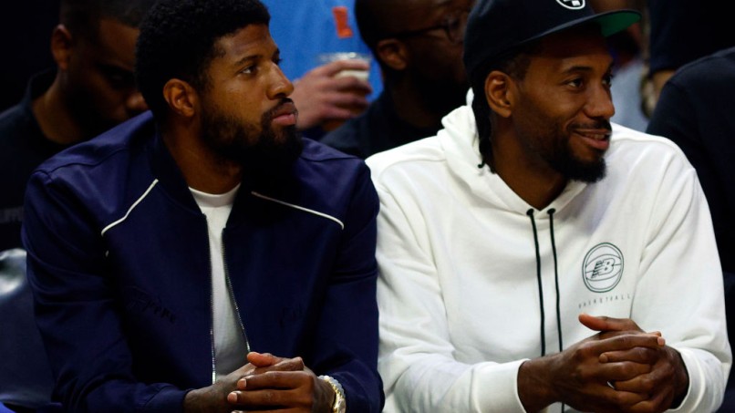 Paul George and Kawhi Leonard - Los Angeles Lakers v Los Angeles Clippers