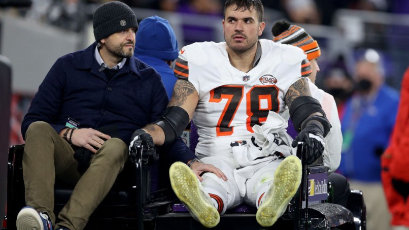 Jack Conklin - Cleveland Browns v Baltimore Ravens