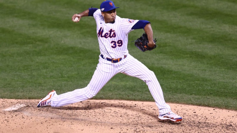 Edwin Diaz - Wild Card Series - San Diego Padres v New York Mets - Game Two