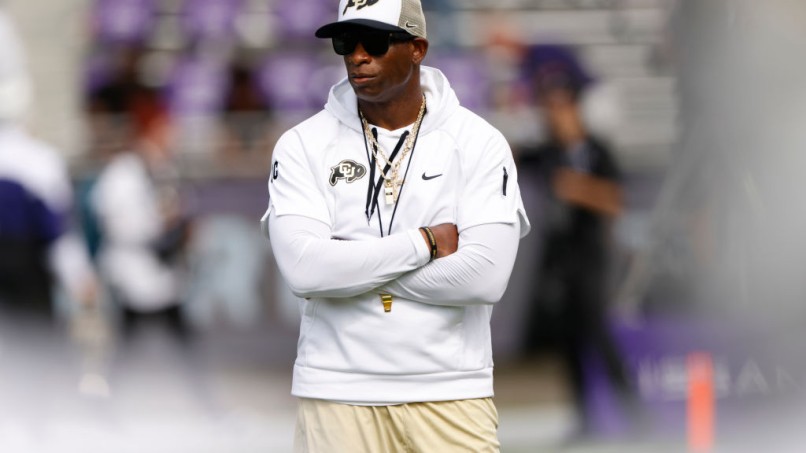 Deion Sanders of the Colorado Buffaloes