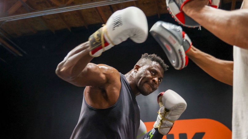 Francis Ngannou - BOX-US-SAUDI-NGANNOU-FURY-TYSON