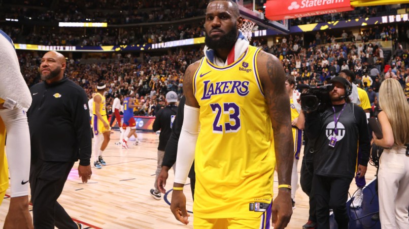 LeBron James - Los Angeles Lakers v Denver Nuggets