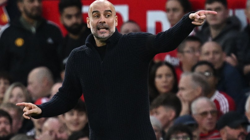 Pep Guardiola - FBL-ENG-PR-MAN UTD-MAN CITY