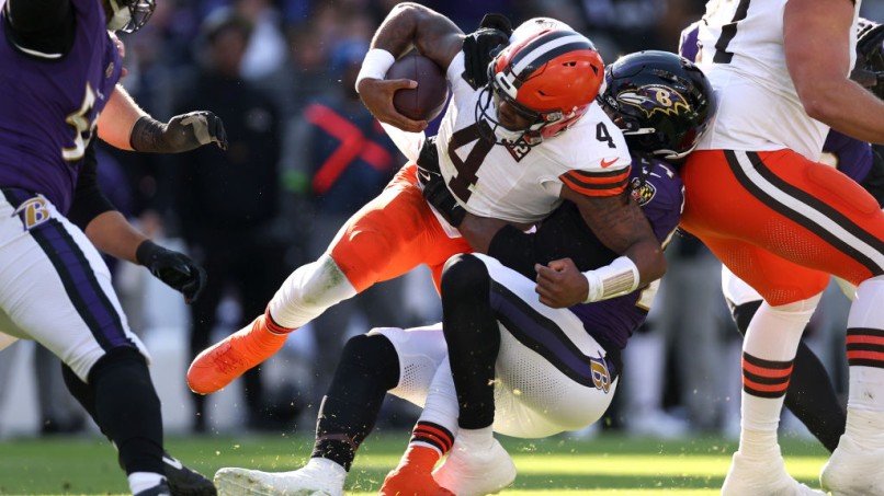 Deshaun Watson of the Cleveland Browns
