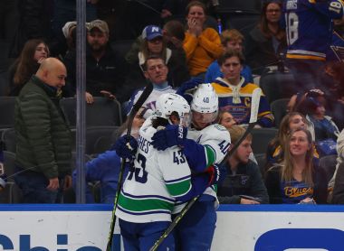 Vancouver Canucks v St Louis Blues