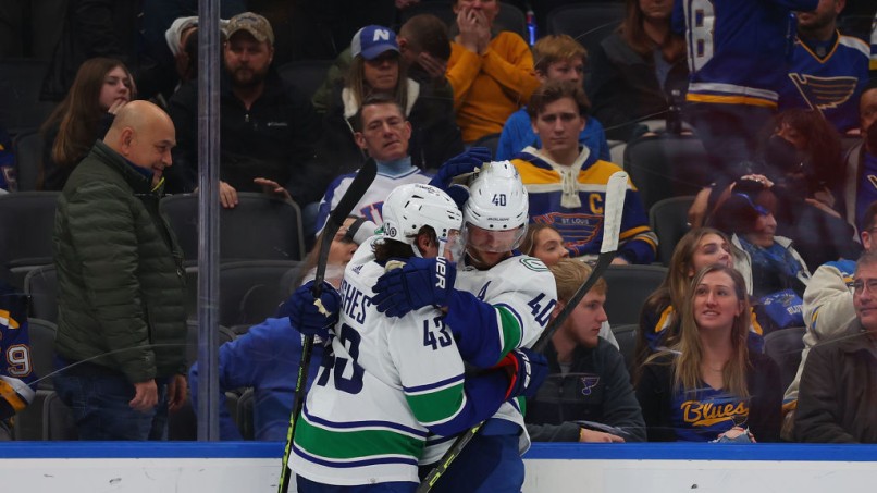 Vancouver Canucks v St Louis Blues