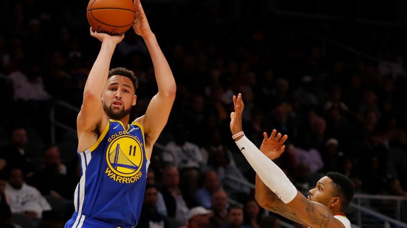 Klay Thompson - Golden State Warriors v Atlanta Hawks