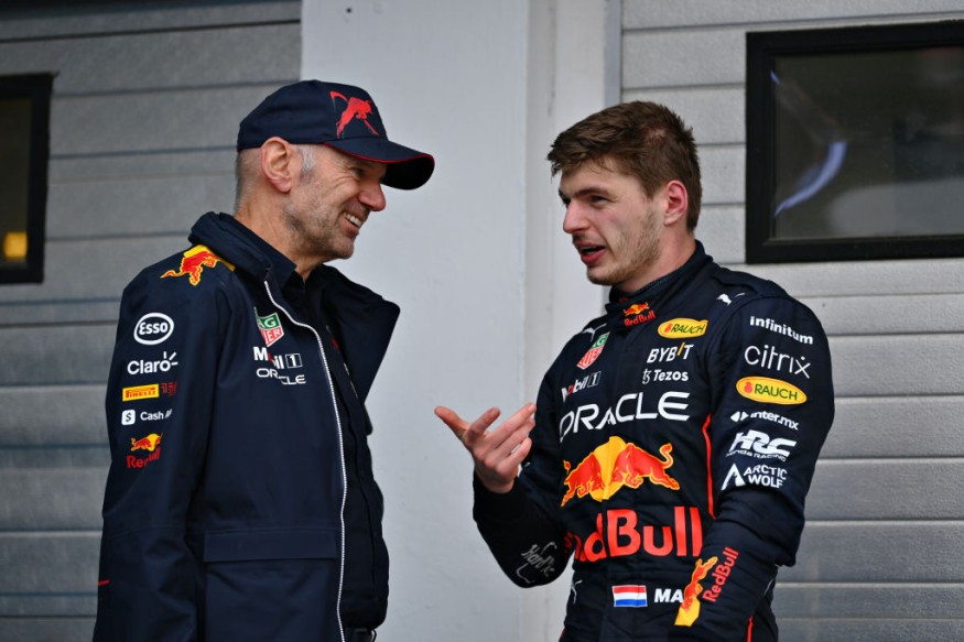 Adrian Newey and Max Verstappen - F1 Grand Prix of Hungary