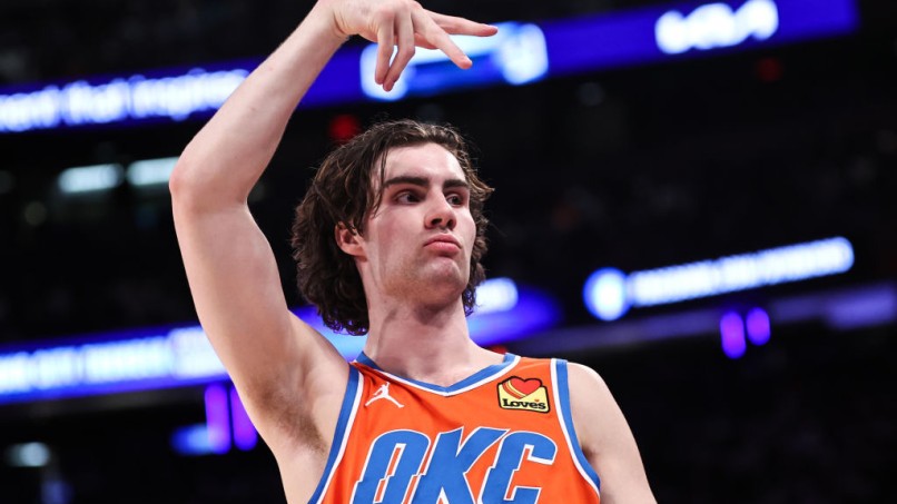 Josh Giddey - Oklahoma City Thunder v New York Knicks