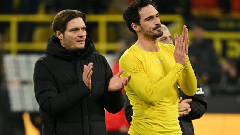 Edin Terzic and Mats Hummels - FBL-GER-BUNDESLIGA-DORTMUND-HOFFENHEIM